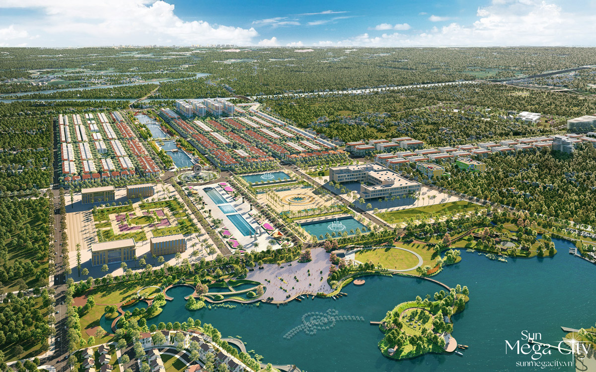 Thiet ke do thi ben song Sun Mega City