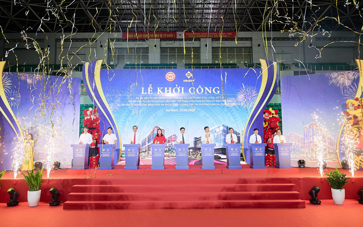 Khoi cong NOXH Sun Urban City